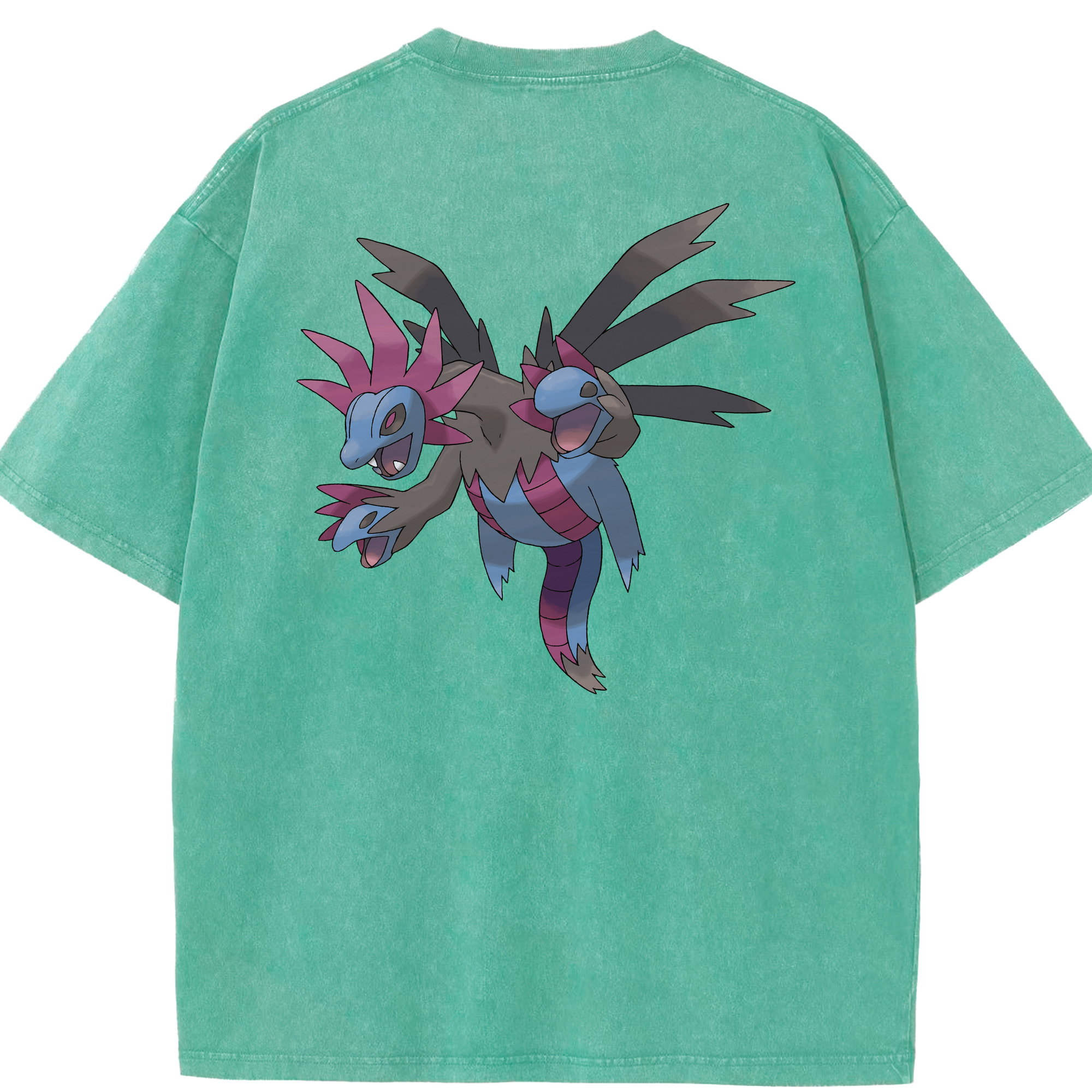 （画像用） ポケットモンスター Pokémon 綿100% ヴィンテージ風 半袖Tシャツ（背面プリント）